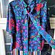 Винтаж: Блузка.Trend&style! 44-46+.Самоцветов россыпи! Spain!. Блузки винтажные. MixVintage. Ярмарка Мастеров.  Фото №5