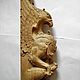 Decorative carved newel staircase Griffin. Stairs. Carved decor. My Livemaster. Фото №4