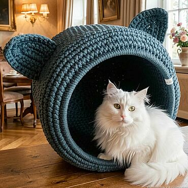 Зоотовары ручной работы. Ярмарка Мастеров - ручная работа КотоДомик. Handmade.