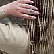 Комплект гладкие де дреды софт русые. Дреды. Holydreads. Ярмарка Мастеров.  Фото №4