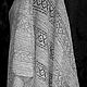 Order 100% linen yarn Tippet 'boyar'. Exclusive linen jersey from Elena. Livemaster. . Wraps Фото №3