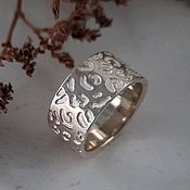 Украшения handmade. Livemaster - original item A copy of the product Wide Leopard ring, silver (K49). Handmade.