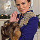 Пальто"Sapphire Queen". Пальто. Oksana Prince. Ярмарка Мастеров.  Фото №4