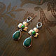 Earrings 'Clover'. Earrings. Malino Jewelry. Online shopping on My Livemaster.  Фото №2