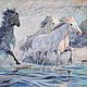 Прямо в снежную зарю. Картины. Самарская Елена Михайловна. Интернет-магазин Ярмарка Мастеров.  Фото №2