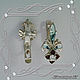 Order Earrings 'Adidasa' 925 sterling silver, enamel, cubic Zirconia. MaksimJewelryStudio. Livemaster. . Earrings Фото №3
