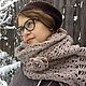 Шарф "Крылья тумана". Палантины. Sometimes.... Ярмарка Мастеров.  Фото №5