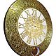 Большие настенные часы VIZANTIS "Soleil D'Or". Часы классические. VIP CLOCK. Интернет-магазин Ярмарка Мастеров.  Фото №2