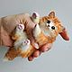 "Котёнок".  Мастер класс по изготовлению игрушки, Мягкие игрушки, Казань,  Фото №1