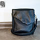 Exclusive men's bag 'Buffalo'. Men\'s bag. Pavel Pestov - Handmade. Online shopping on My Livemaster.  Фото №2