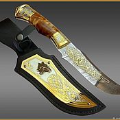 Сувениры и подарки handmade. Livemaster - original item Damascus knife z516. Handmade.