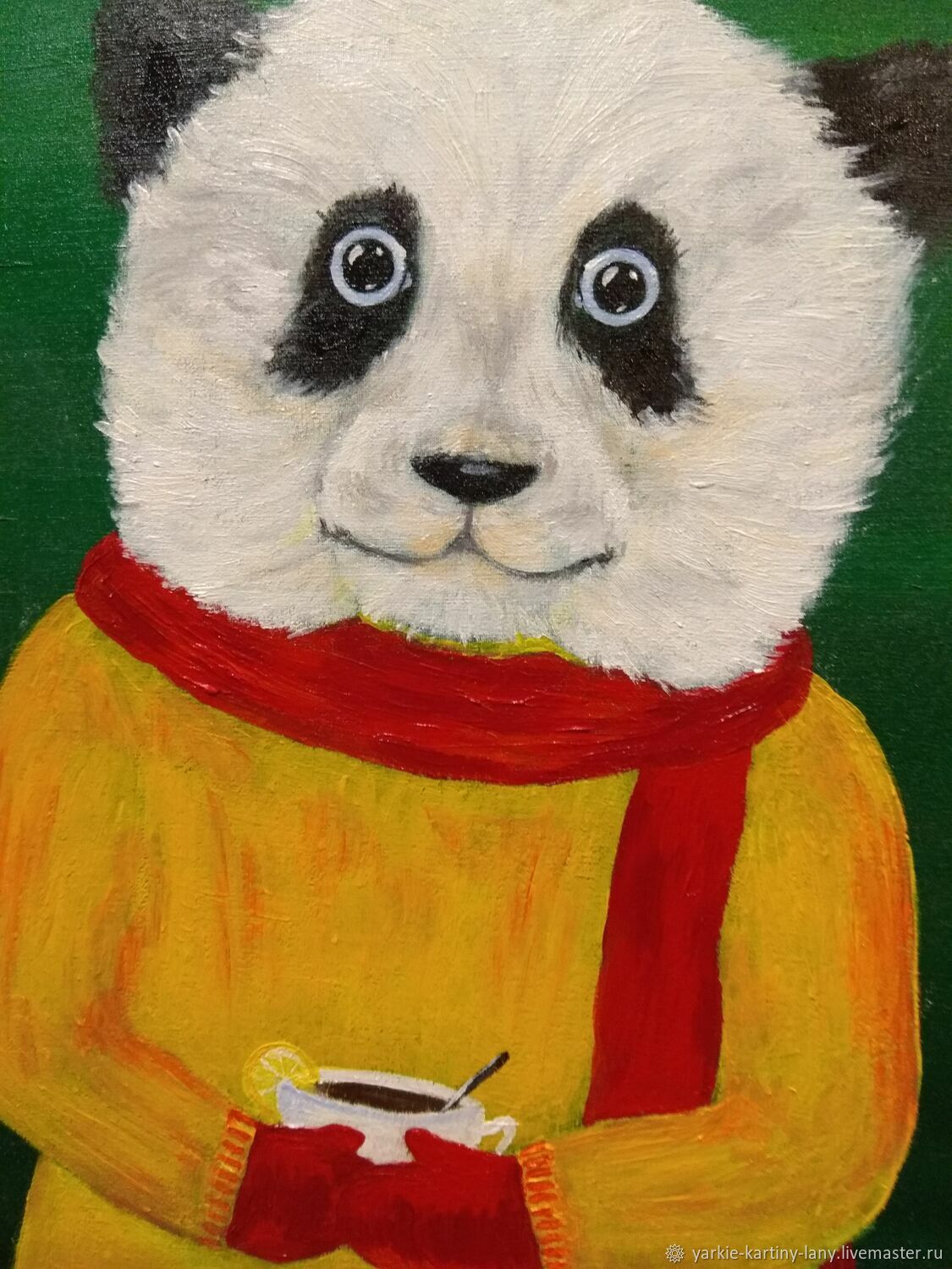 Утренняя панда, или панда и чай с лимоном в интернет-магазине на ...