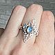 Кольцо с Лунным Камнем (Адуляр) серебро 925. Кольца. Jeweller -Danil. Ярмарка Мастеров.  Фото №6