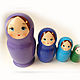 Заказать La matrioshka 'arco iris' 7 local (11 cm) 2. matrioska (mir-matrioshki). Ярмарка Мастеров. . Dolls1 Фото №3