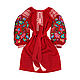Красное платье "Цветочная Нимфа", Dresses, Kiev,  Фото №1