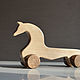 Caballo de madera en estilo ruso, Rolling Toys, Ufa,  Фото №1