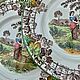 Четыре антикварные сервировочные тарелки  SPODE BYRON Copeland. Англия. Тарелки винтажные. Vintage_shop. Интернет-магазин Ярмарка Мастеров.  Фото №2