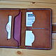 Order Passport cover leather. crecca. Livemaster. . Passport cover Фото №3