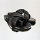 Order Mens sandals from Python DOMINIQUE. Exotic Workshop Python Fashion. Livemaster. . Sandals Фото №3
