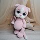  котик, розовая кошка. Мягкие игрушки. Toys-by-panda. Ярмарка Мастеров.  Фото №13