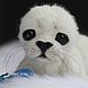 Stuffed toys: Snowball Seal. Stuffed Toys. KravetsTatyana. Online shopping on My Livemaster.  Фото №2