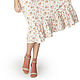 Order Lower skirt with lace white floral print. ivavavilonskaya. Livemaster. . Skirts Фото №3