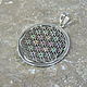Flower of Life with stones (25 mm and 40 mm). Amulet. simvol-solnca. My Livemaster. Фото №6
