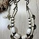 Order Basra necklace with howlite. Supershtuchki. Livemaster. . Necklace Фото №3