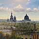 Картина с изображением Петербурга «Полдень над городом». Картины. Картины Ксении Кит. Интернет-магазин Ярмарка Мастеров.  Фото №2