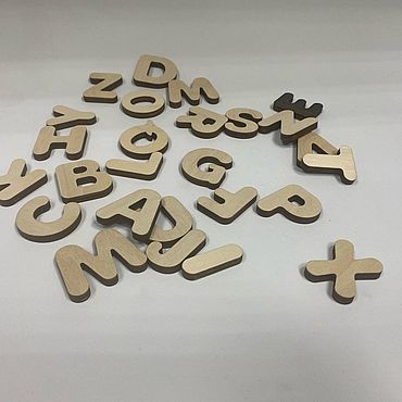 Куклы и игрушки ручной работы. Ярмарка Мастеров - ручная работа Магнитный алфавит. Handmade.