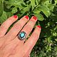 Antique ring with turquoise 925 silver, Holland. Vintage earrings. Dutch West - Indian Company. My Livemaster. Фото №5