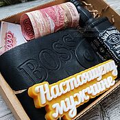 Косметика ручной работы handmade. Livemaster - original item A set of handmade soap for a real man as a gift. Handmade.