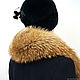 Chic detachable fur collar from fur bright red Fox. Art.TK-487. Collars. Mishan (mishan). My Livemaster. Фото №5