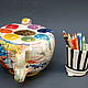 Order Bright colors. the tea pot. Mila. Livemaster. . Teapots & Kettles Фото №3