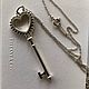 оригинальная подвеска-ключ в форме сердца Tiffany&Co keys. Кулон. Анна. Интернет-магазин Ярмарка Мастеров.  Фото №2