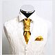 Галстук-пластрон. Шелк. Элит. Галстуки. ASCOT Accessories. Ярмарка Мастеров.  Фото №4