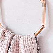 Для дома и интерьера handmade. Livemaster - original item Towel holder copper AL-H-009. Handmade.