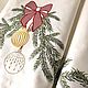 Order Table cloth with embroidery ' fir garland». Shpulkin dom. Livemaster. . Tablecloths Фото №3