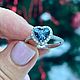 Заказать Продано! Кольцо шпинель 2.15 ct. голубая - синяя. Бриллианты. Елена. Ярмарка Мастеров. . Кольца Фото №3