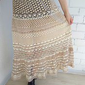 Одежда handmade. Livemaster - original item Summer openwork skirt 