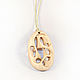 Pendant - Amulet made of wood 'Infinity'. Pendant. OakForest Wooden Jewelry. Online shopping on My Livemaster.  Фото №2