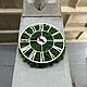 Часы настенные из стабилизированного мха. Фитокартины. Green.Box. Ярмарка Мастеров.  Фото №5