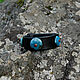Leather bracelet decorated with turquoise. Bead bracelet. Kooht. My Livemaster. Фото №4