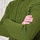 Свитер  ручной вязки (ТЕПЛО КАВКАЗА 107). Свитеры. ТЕПЛО КАВКАЗА. Ярмарка Мастеров.  Фото №5