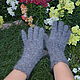 Grey down gloves for women. Gloves. Down shop (TeploPuha34). Online shopping on My Livemaster.  Фото №2
