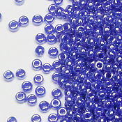 Материалы для творчества handmade. Livemaster - original item Miyuki Beads 15/0 432 Japanese Miyuki Beads Round 5 grams Blue. Handmade.