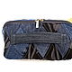 Cosmetic Bag Bag with handle Large Textile Cosmetic bag made of jeans. Beauticians. Denimhandmade.Olga. My Livemaster. Фото №4