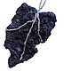 Necklace of beads with azurite "Birch Leaf", Necklace, Moscow,  Фото №1