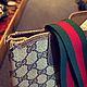 Винтаж: Сумка-тоут Gucci GG Coated Canvas Unisex. Часть «Юбилейной коллекции». Сумки винтажные. Chic bags. Ярмарка Мастеров.  Фото №6