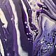 Заказать Картина жидким акрилом (Флюид арт) (Fluid art) 50х60 см. Елена. Ярмарка Мастеров. . Картины Фото №3